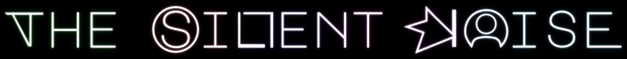 TSN logo Logo of the game "The Silent Noise", written in a way in which the T resembles a triangle, the S a circle, the L a square, and the N a star. The O in Noise looks like the default profile pic of many websites.